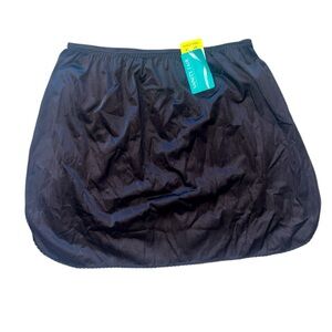 Vintage Vanity Fair Half Slip Skirt Black Size XL New With Tags